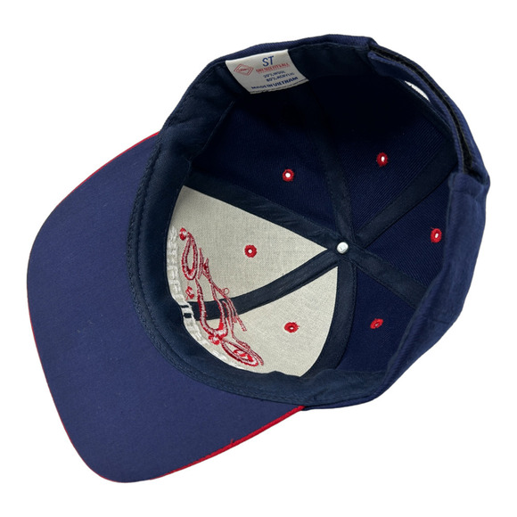 Orange County Choppers Hat Adult Size Blue, Red Adjustable Hat Cap, New, Flames - Picture 8 of 11